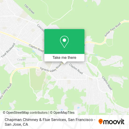 Chapman Chimney & Flue Services map