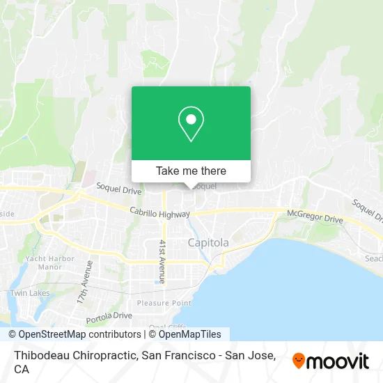 Thibodeau Chiropractic map
