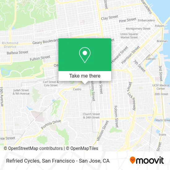 Refried Cycles map