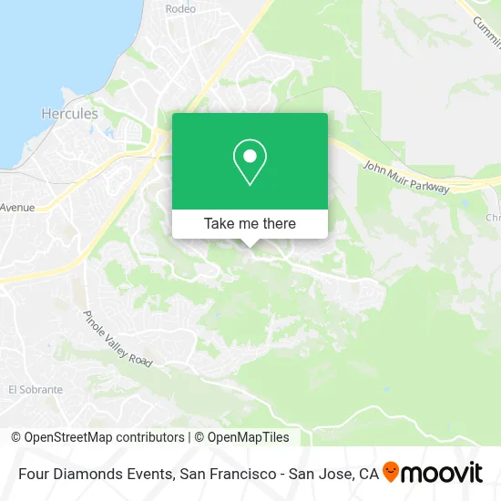 Four Diamonds Events map