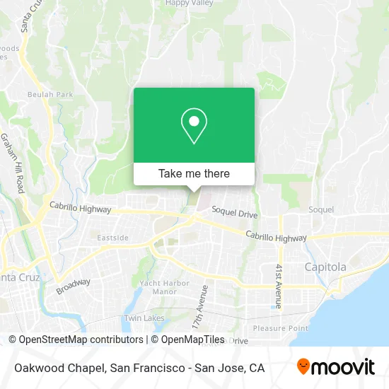 Oakwood Chapel map