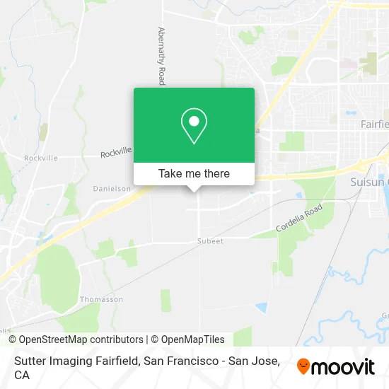 Sutter Imaging Fairfield map