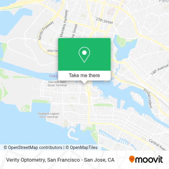 Verity Optometry map