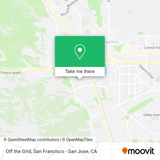 Off the Grid map