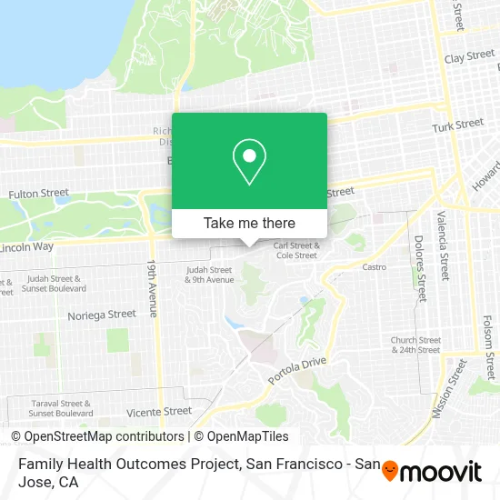 Family Health Outcomes Project map