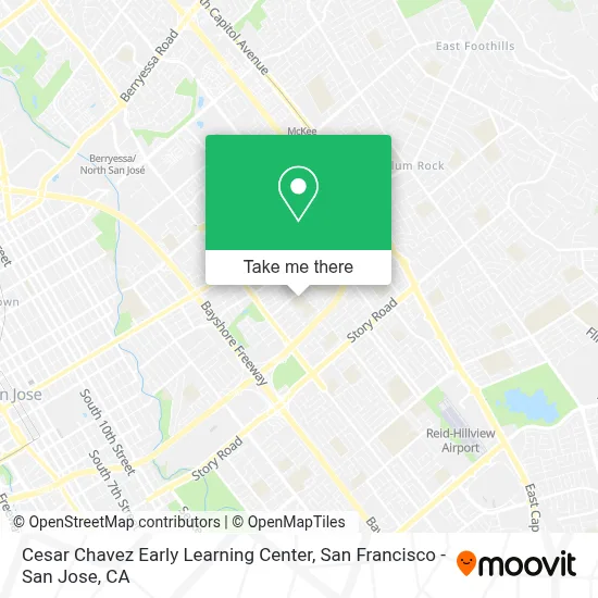 Cesar Chavez Early Learning Center map