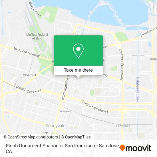Ricoh Document Scanners map