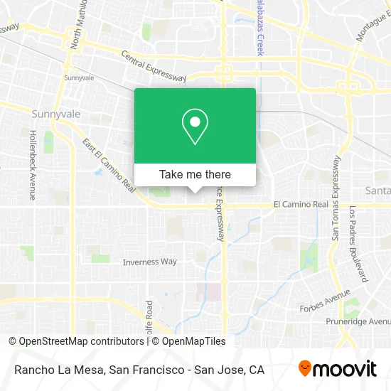 Rancho La Mesa map
