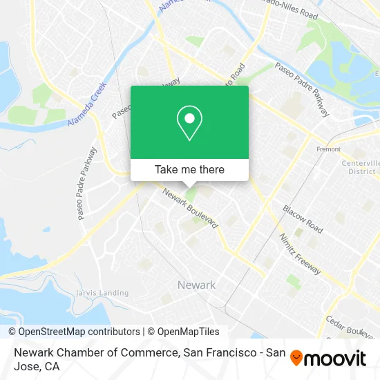 Newark Chamber of Commerce map