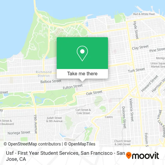 Usf - First Year Student Services map