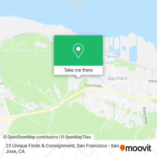 23 Unique Finds & Consignment map