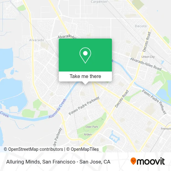 Alluring Minds map