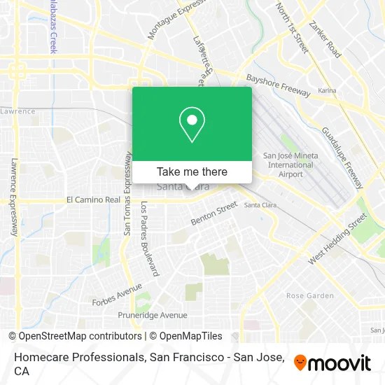 Homecare Professionals map