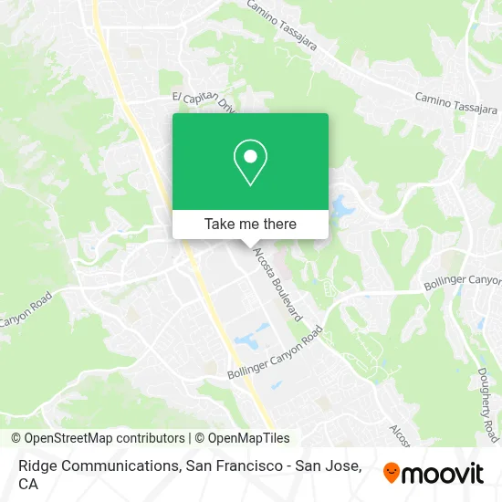 Ridge Communications map