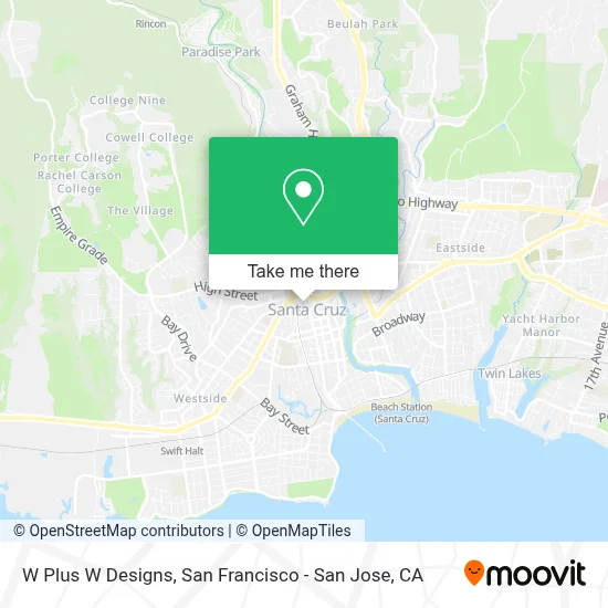 W Plus W Designs map