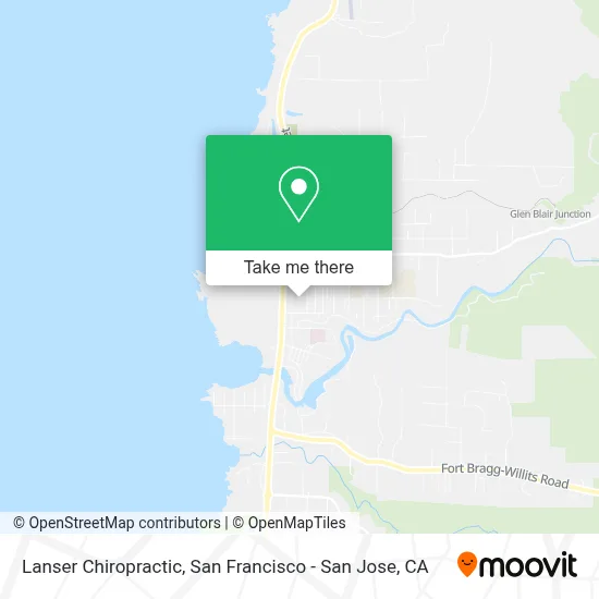 Lanser Chiropractic map