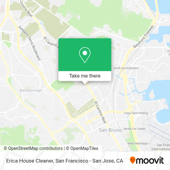 Erica House Cleaner map