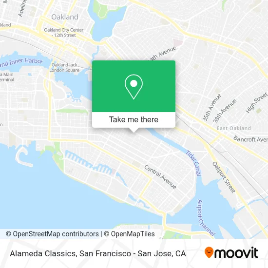 Alameda Classics map