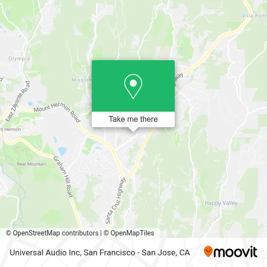 Universal Audio Inc map