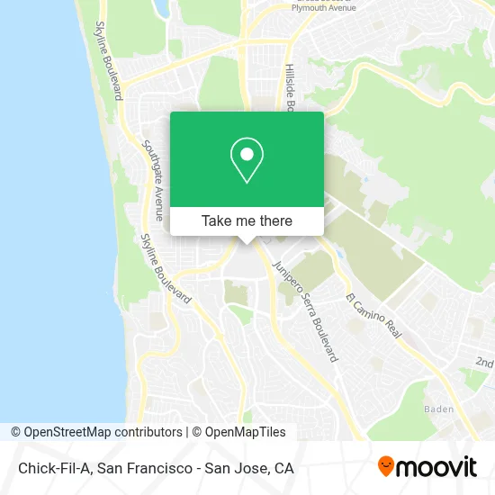 Chick-Fil-A map