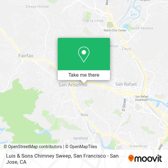 Luis & Sons Chimney Sweep map