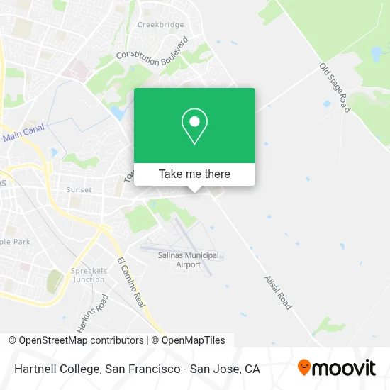 Hartnell College map