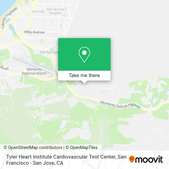 Tyler Heart Institute Cardiovascular Test Center map