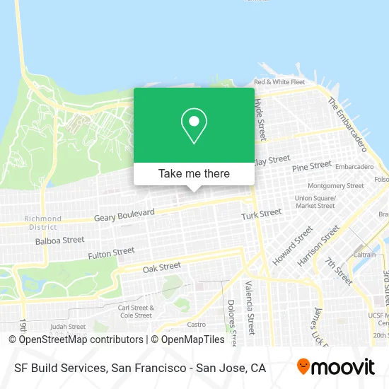 SF Build Services map