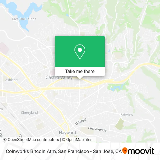 Coinworks Bitcoin Atm map