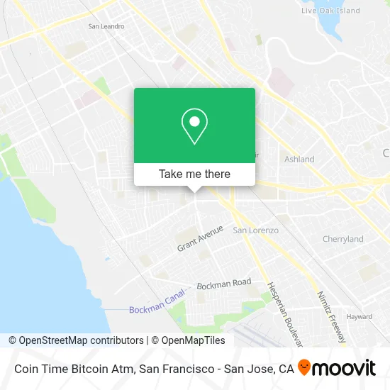 Coin Time Bitcoin Atm map