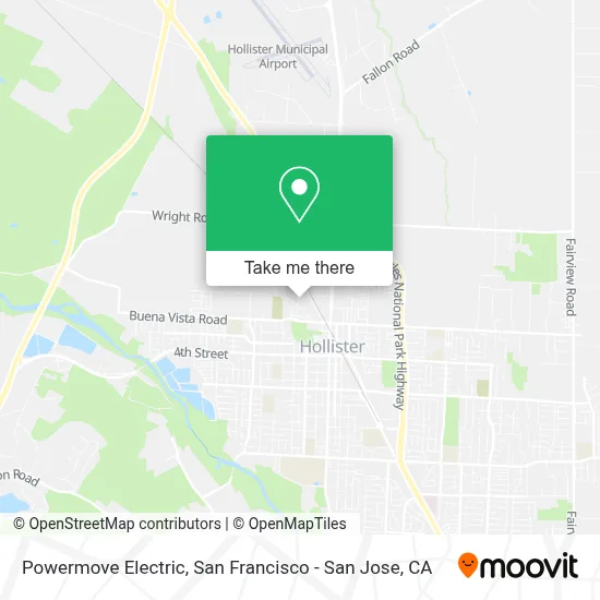 Powermove Electric map