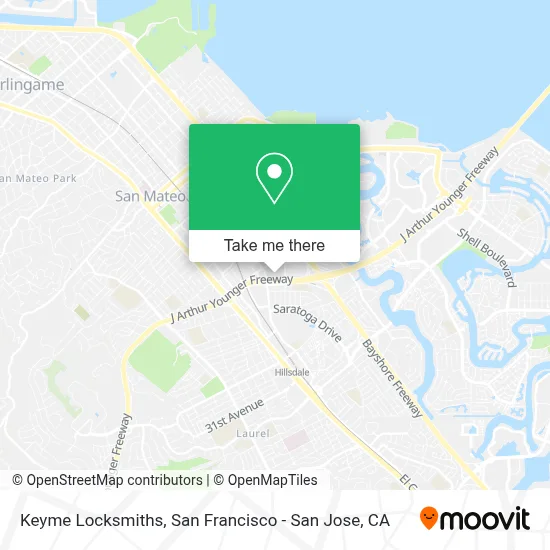 Keyme Locksmiths map