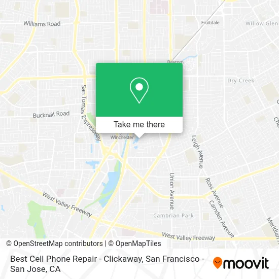 Best Cell Phone Repair - Clickaway map