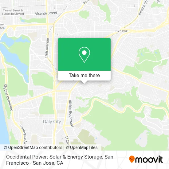 Occidental Power: Solar & Energy Storage map