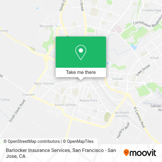 Barlocker Insurance Services map