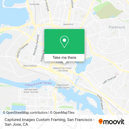 Captured Images Custom Framing map