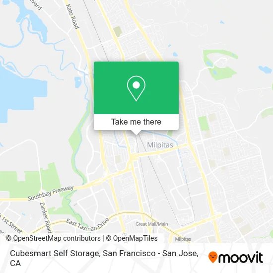 Cubesmart Self Storage map