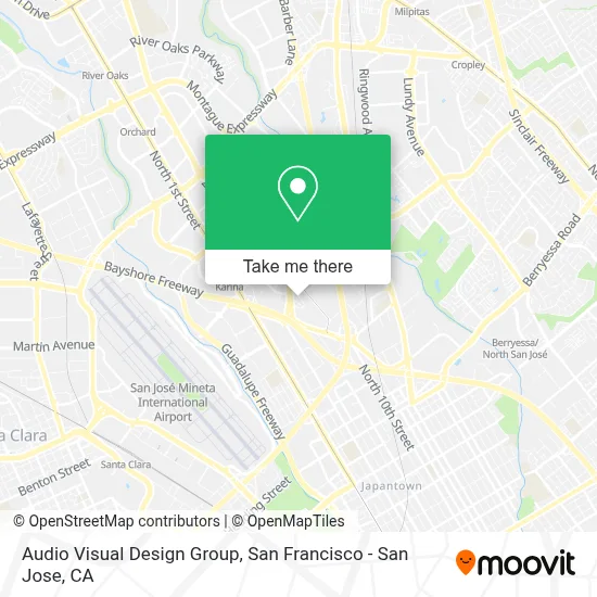 Audio Visual Design Group map