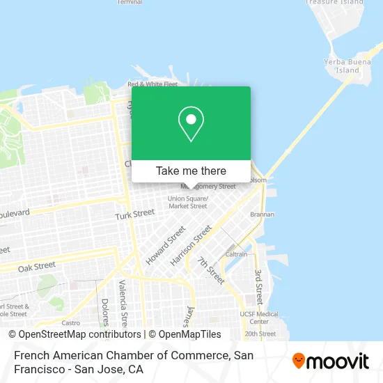 French American Chamber of Commerce map