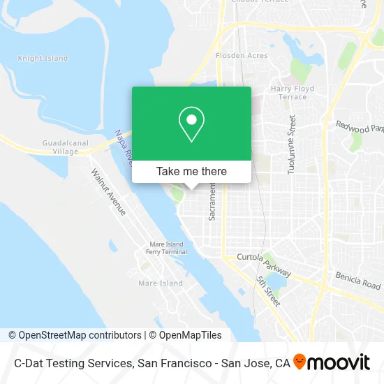 C-Dat Testing Services map