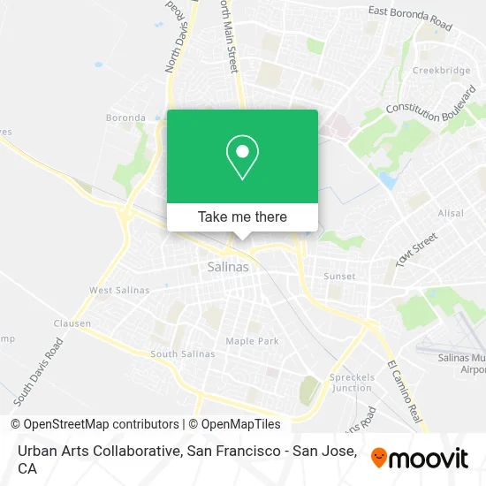 Urban Arts Collaborative map