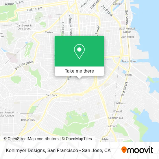 Kohlmyer Designs map
