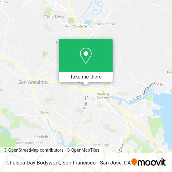 Chelsea Day Bodywork map