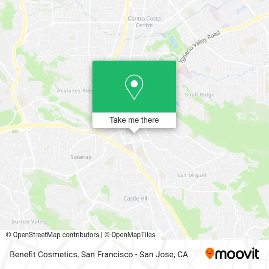 Benefit Cosmetics map