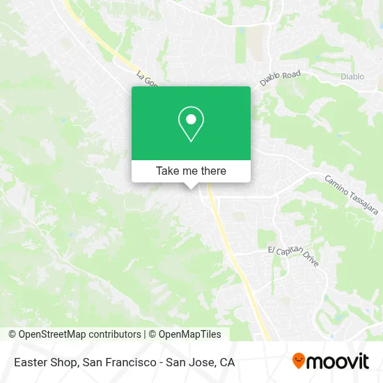 Easter Shop map