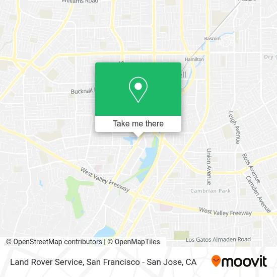 Land Rover Service map