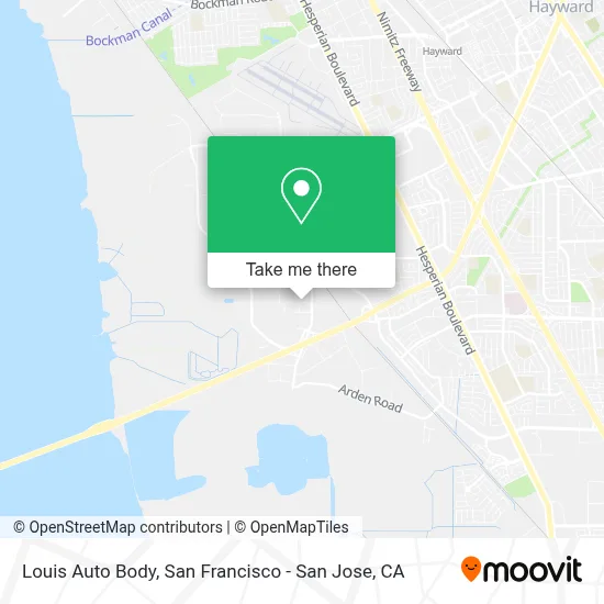 Louis Auto Body map