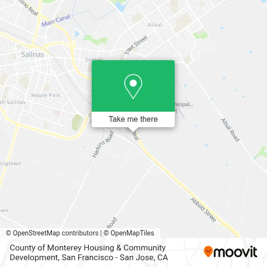 County of Monterey Housing & Community Development map
