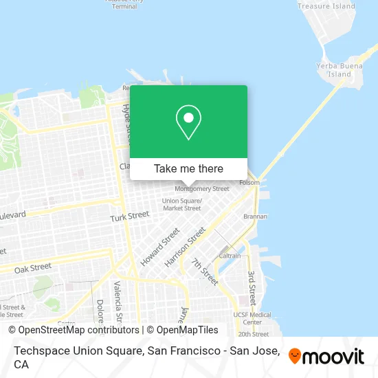 Techspace Union Square map