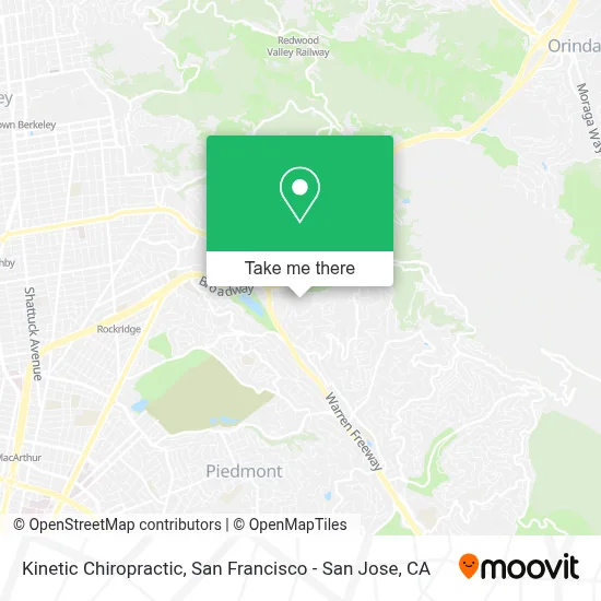 Kinetic Chiropractic map